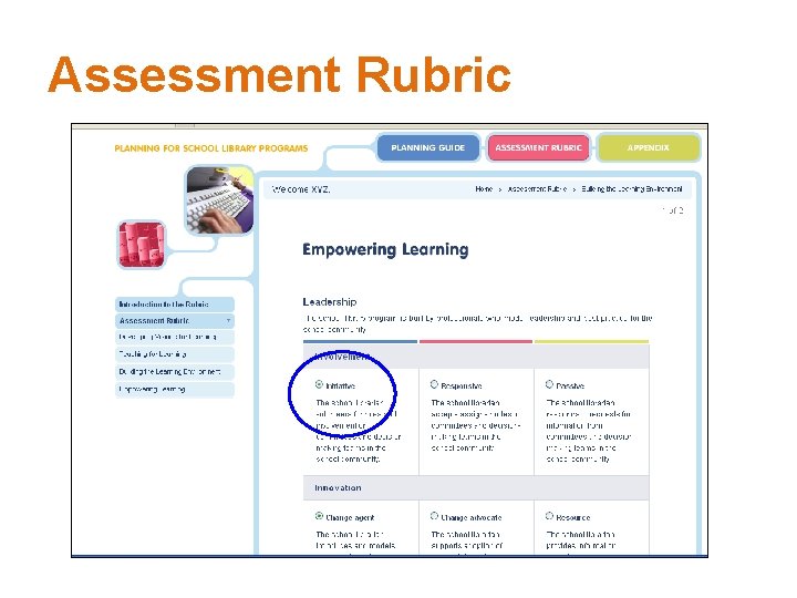Assessment Rubric 