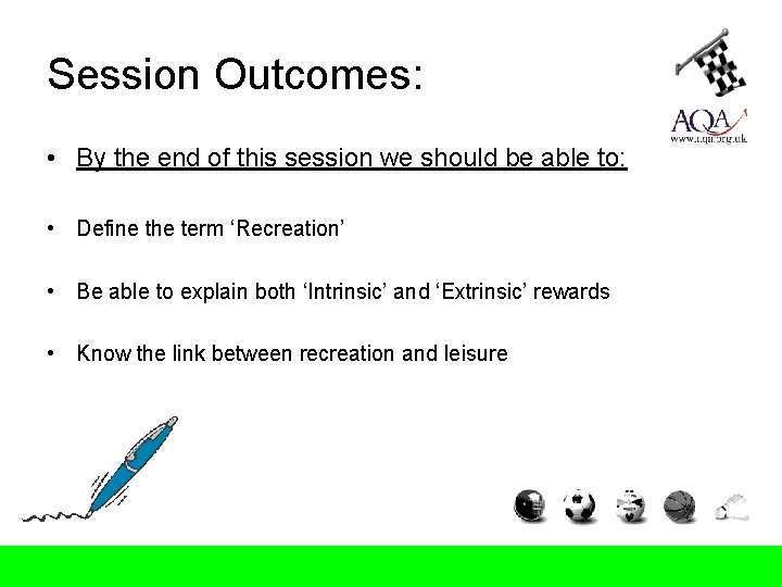 Session Outcomes: • By the end of this session we should be able to: Session Outcomes: • By the end of this session we should be able to: