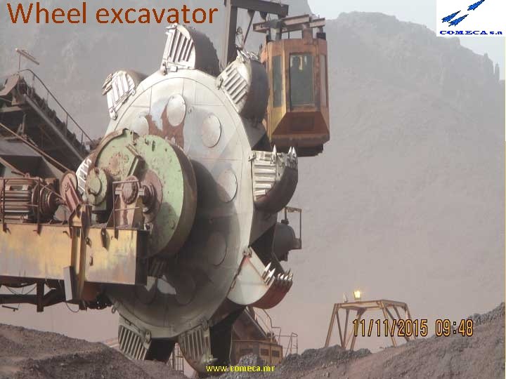 Wheel excavator www. comeca. mr 