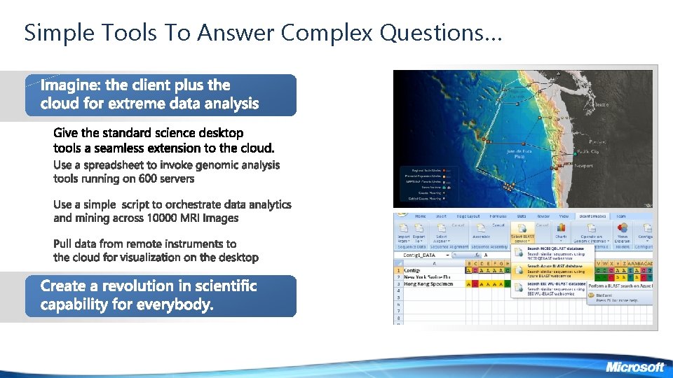 Simple Tools To Answer Complex Questions… Simple Tools To Answer Complex Questions…