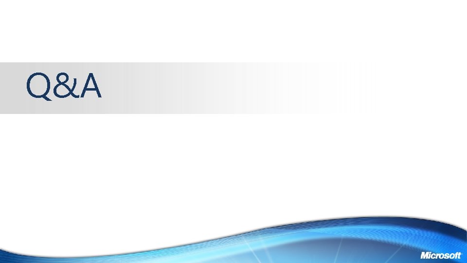 Q&A Q&A