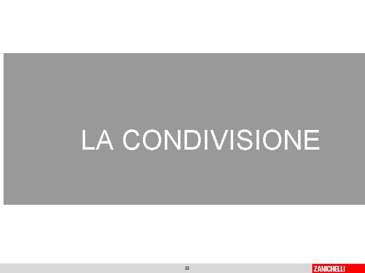 LA CONDIVISIONE 22 