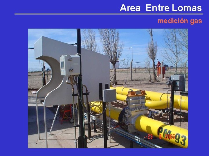 Area Entre Lomas medición gas 
