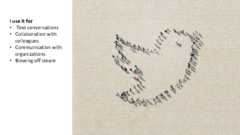Twitter a tool for conversation and collaboration Skills