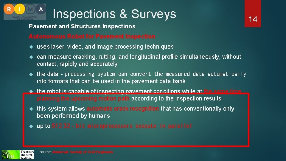 1 Inspection and Maintenance Needs in Bulgarias Road