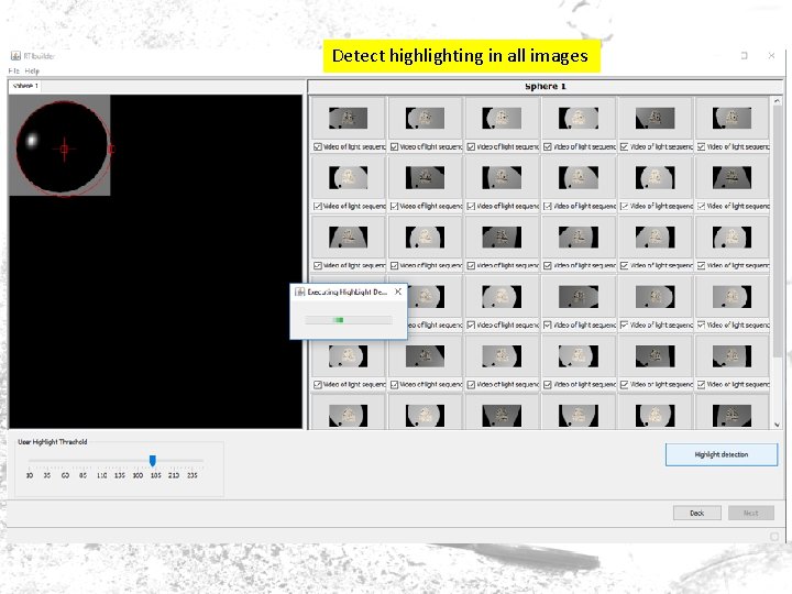 Detect highlighting in all images Detect highlighting in all images
