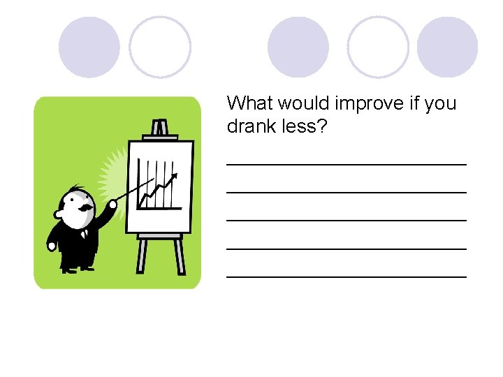 What would improve if you drank less? ______________________ ___________ 