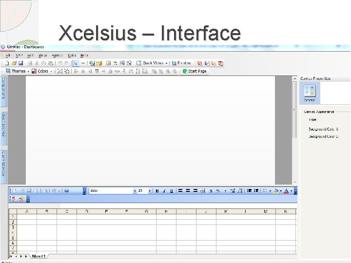 Xcelsius – Interface 