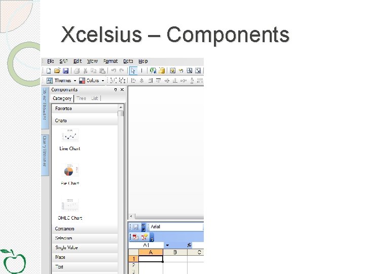 Xcelsius – Components 