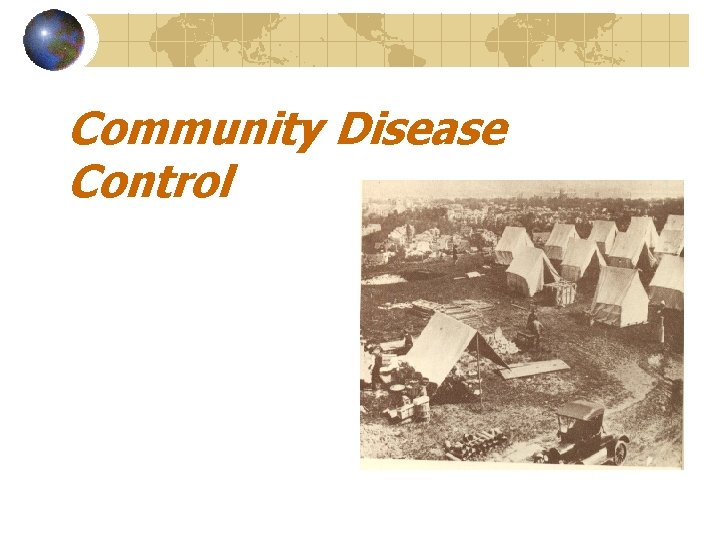 Community Disease Control 