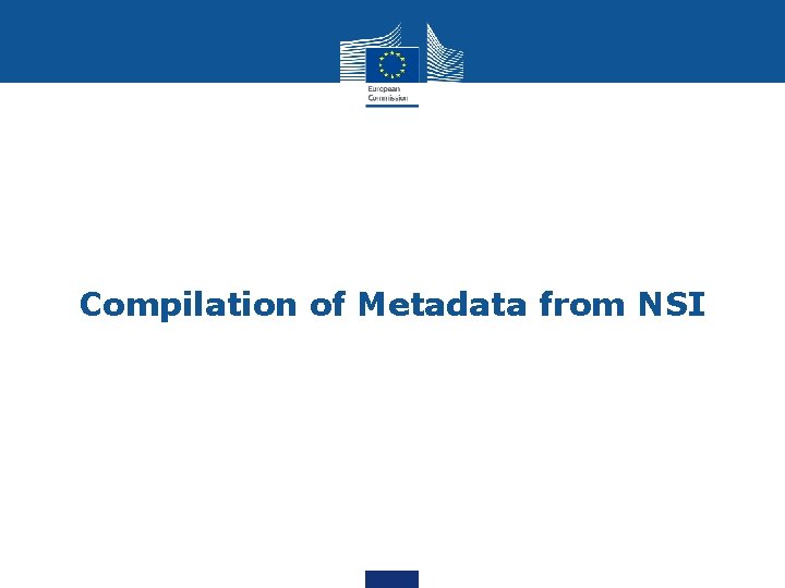 Compilation of Metadata from NSI 