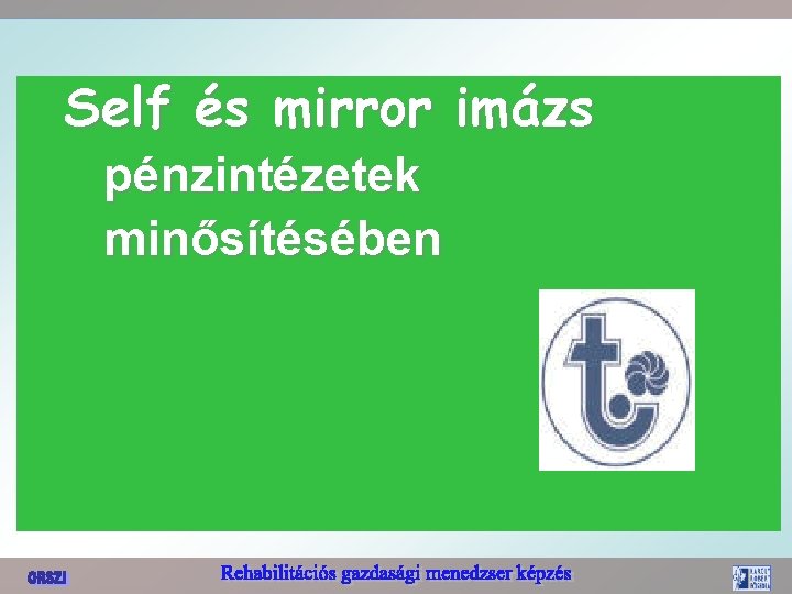 Self és mirror imázs pénzintézetek minősítésében 