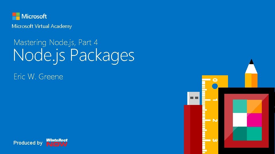 Header Mastering Node. js, Part 4 Node. js Packages Microsoft Virtual Academy Eric W.