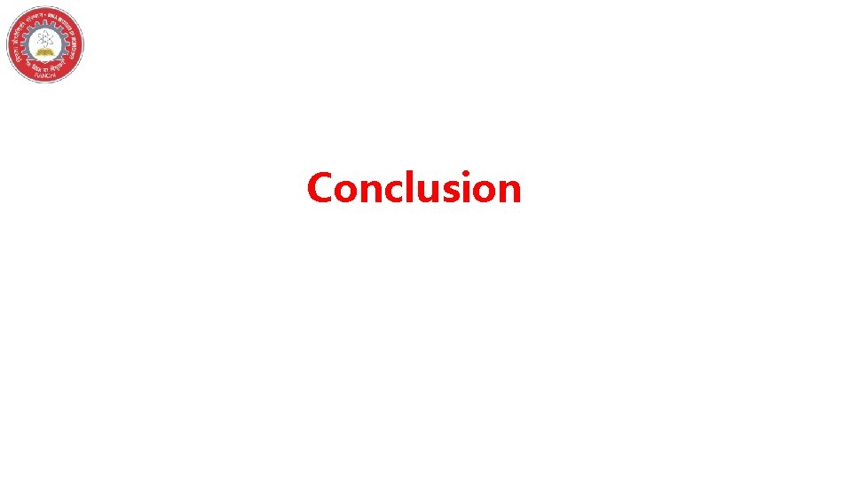Conclusion 