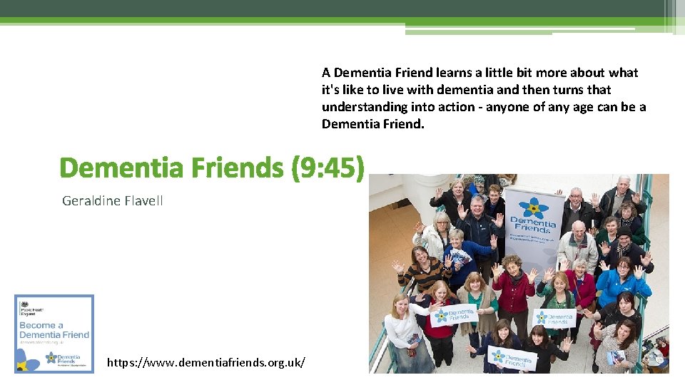 A Dementia Friend learns a little bit more about what it's like to live