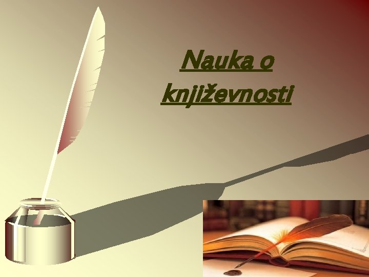Nauka o književnosti 