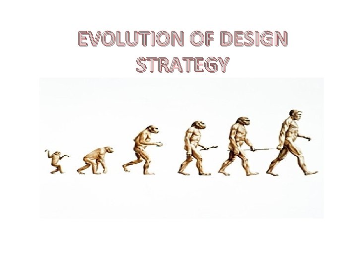 EVOLUTION OF DESIGN STRATEGY STANDING ON THE SHOULDERS