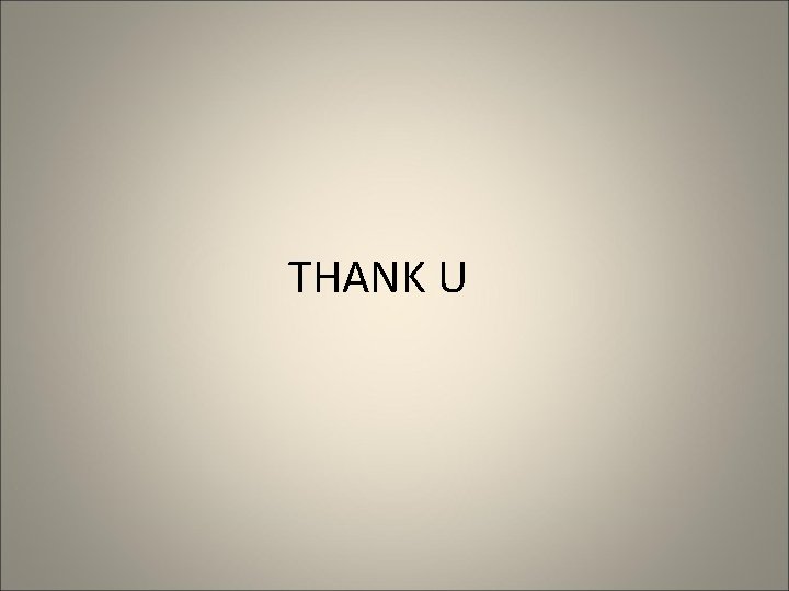 THANK U 