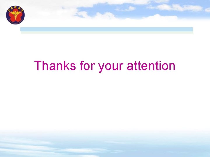 Thanks for your attention 