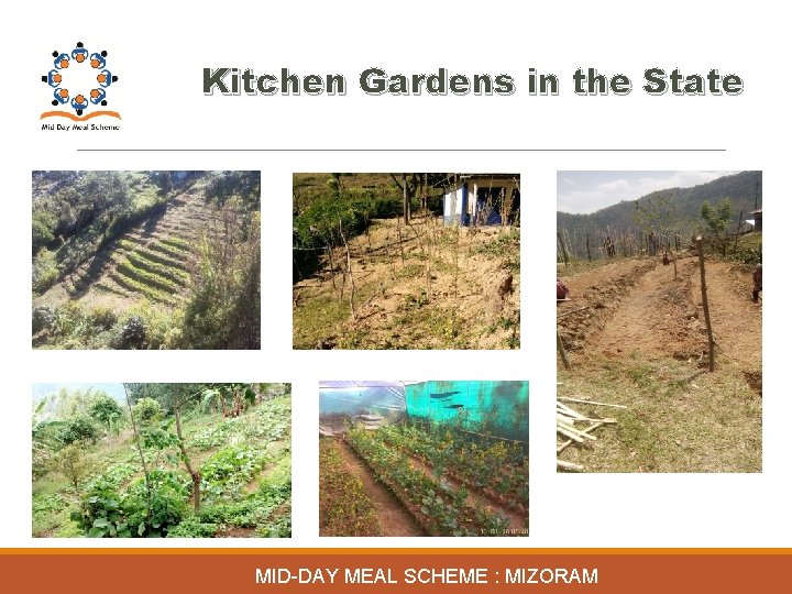 Kitchen Gardens in the State MID-DAY MEAL SCHEME : MIZORAM 