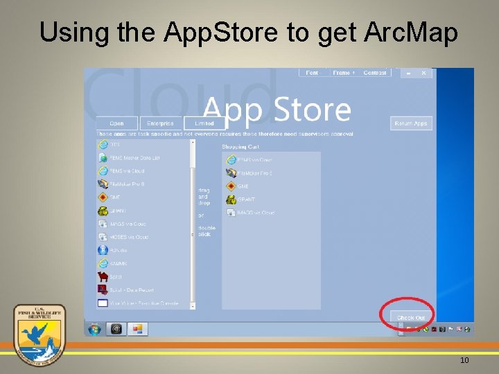 Using the App. Store to get Arc. Map 10 
