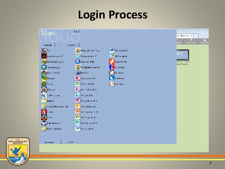 Login Process 8 