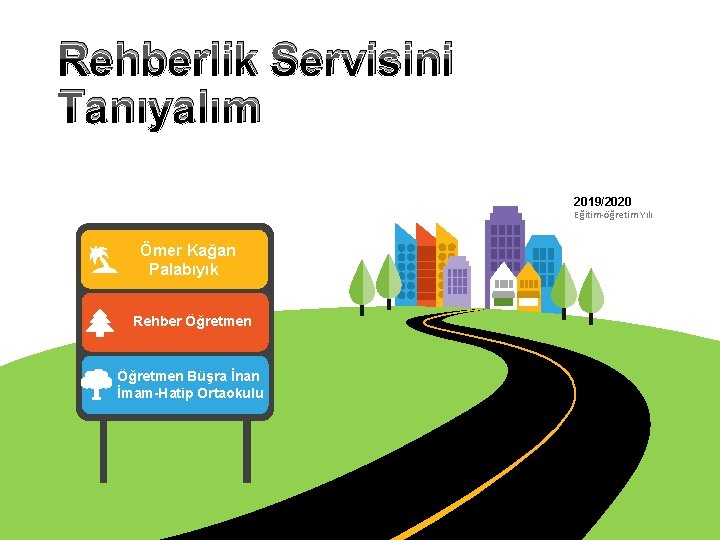 Rehberlik Servisini Tanıyalım 2019/2020 Eğitim-öğretim Yılı Ömer Kağan Palabıyık Rehber Öğretmen Büşra İnan İmam-Hatip