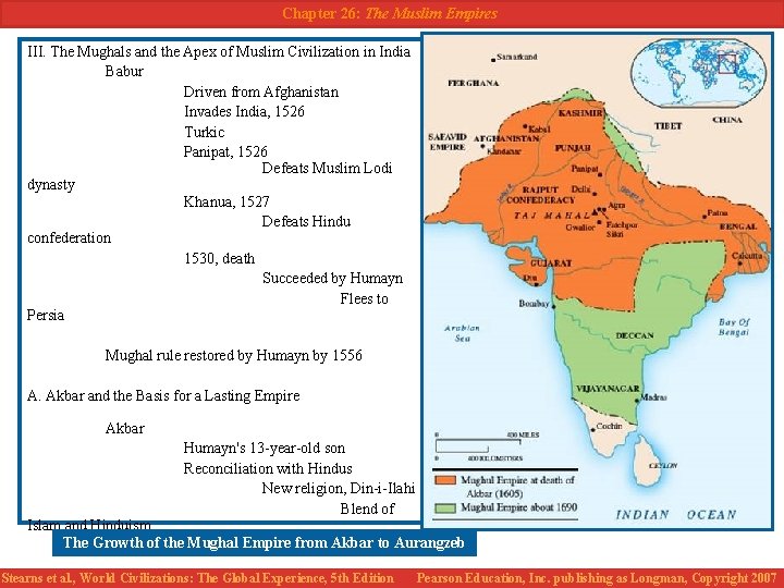 Chapter 26: The Muslim Empires III. The Mughals and the Apex of Muslim Civilization