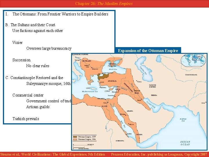 Chapter 26: The Muslim Empires I. The Ottomans: From Frontier Warriors to Empire Builders