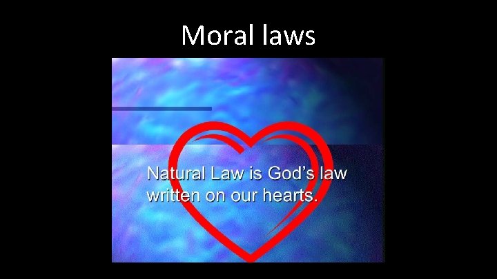 Moral laws 