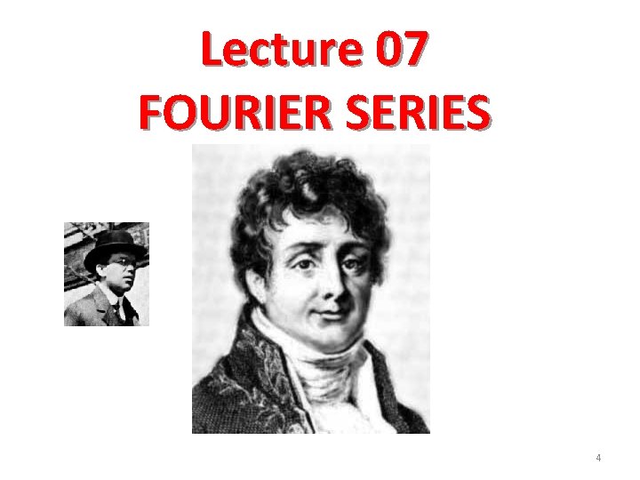Lecture 07 FOURIER SERIES 4 