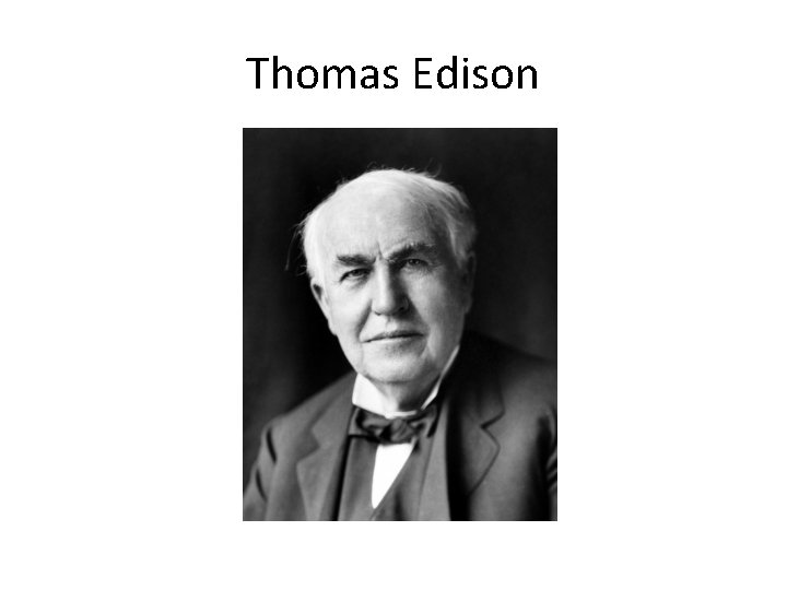 Thomas Edison 