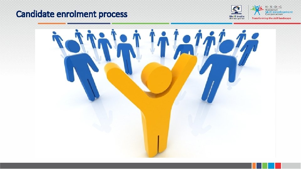 Candidate enrolment process 