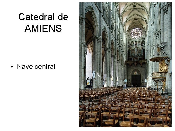 Catedral de AMIENS • Nave central 
