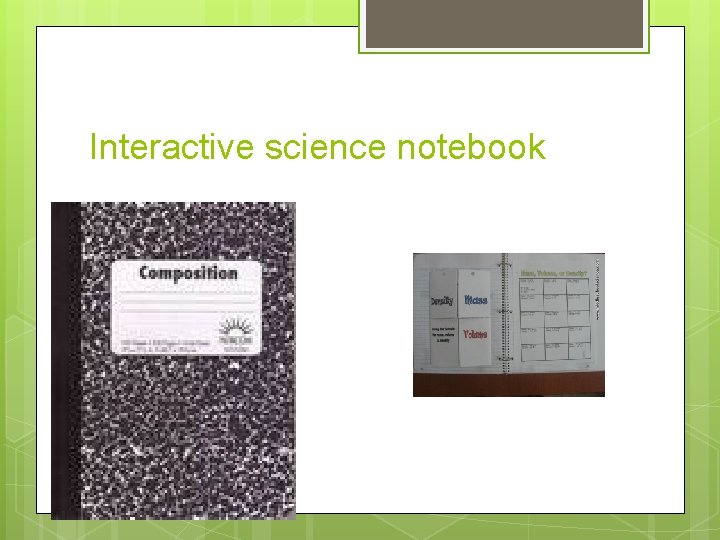 Interactive science notebook 