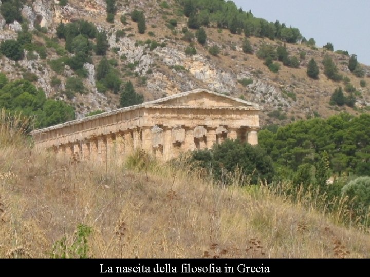 La nascita della filosofia in Grecia 