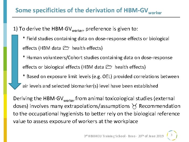 HBM 4 EU project Establishing HBM Guidance Values