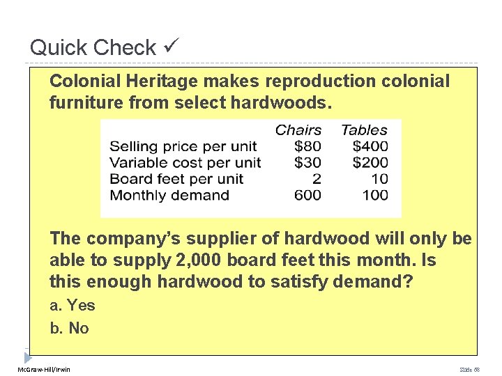 Quick Check Colonial Heritage makes reproduction colonial furniture from select hardwoods. The company’s supplier