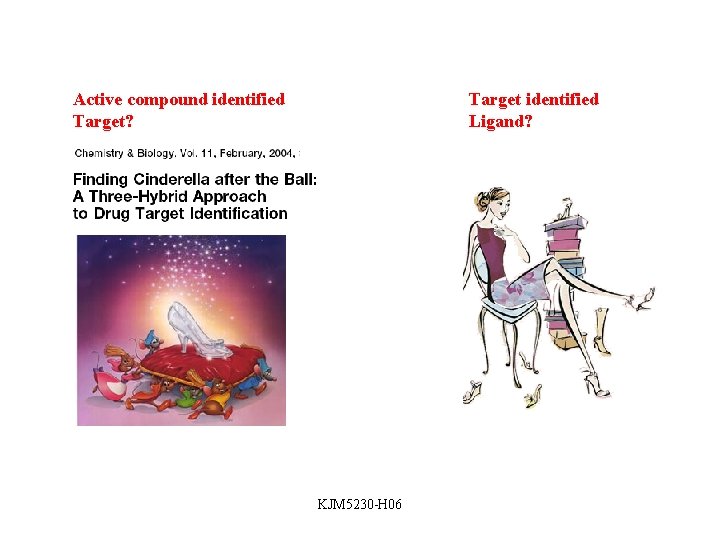 Active compound identified Target? Target identified Ligand? KJM 5230 -H 06 