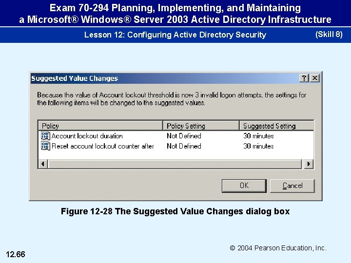 Exam 70 -294 Planning, Implementing, and Maintaining a Microsoft® Windows® Server 2003 Active Directory