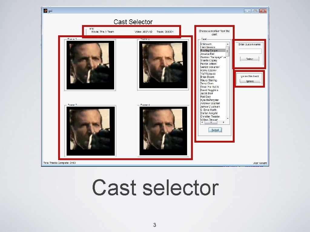 Cast selector 3 