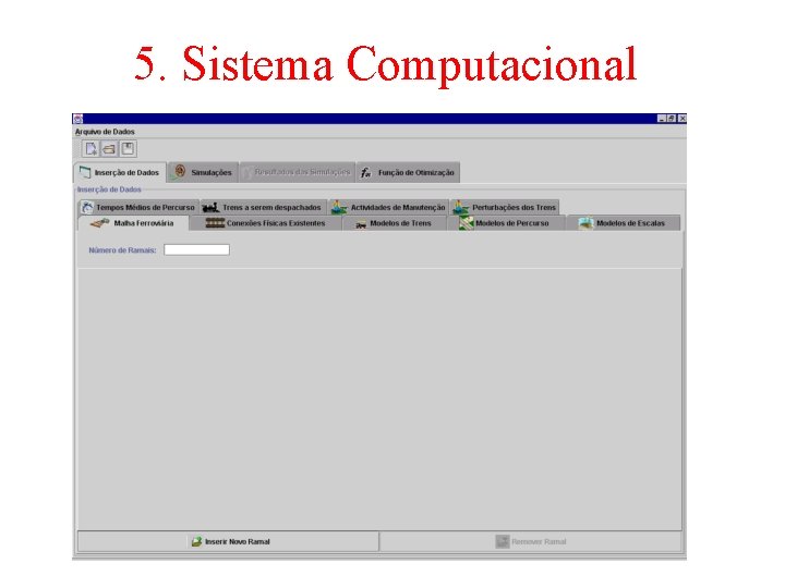 5. Sistema Computacional 