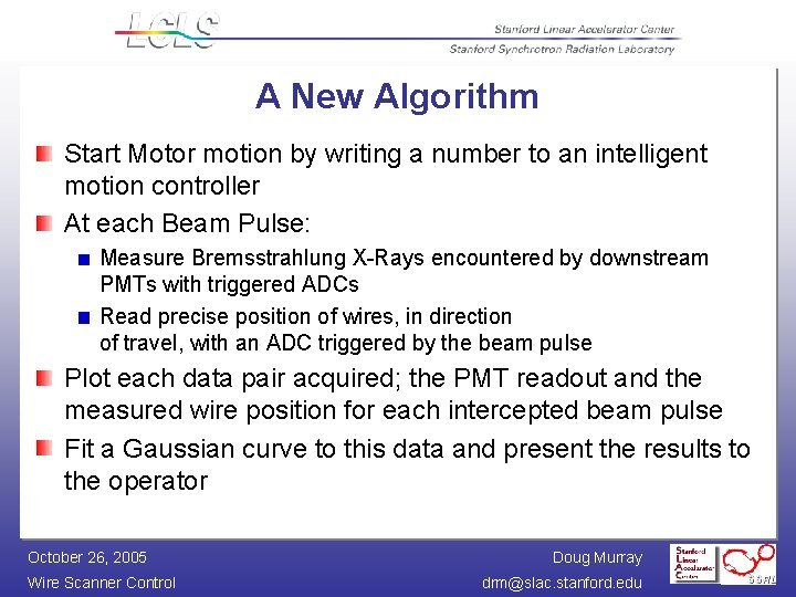 A New Algorithm Start Motor motion by writing a number to an intelligent motion