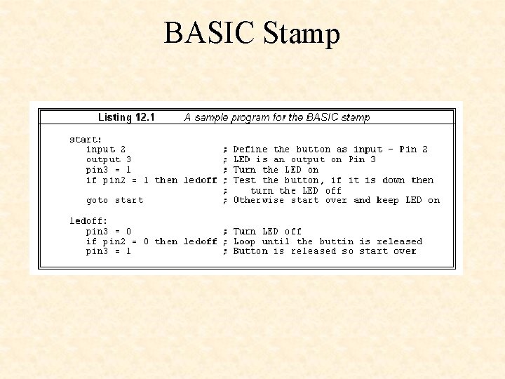 BASIC Stamp 