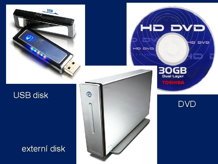 USB disk externí disk DVD 