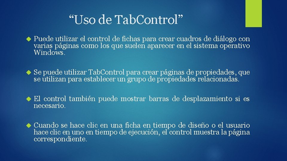 Exposicin acerca de Tab Control y Menu Strip