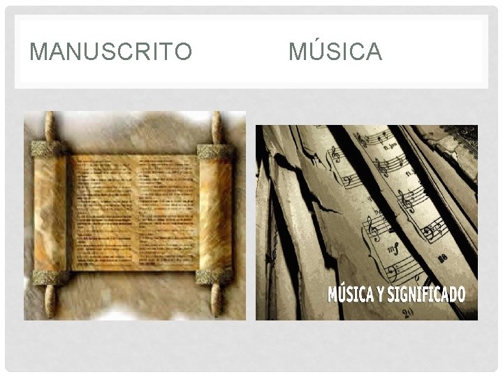 MANUSCRITO MÚSICA 