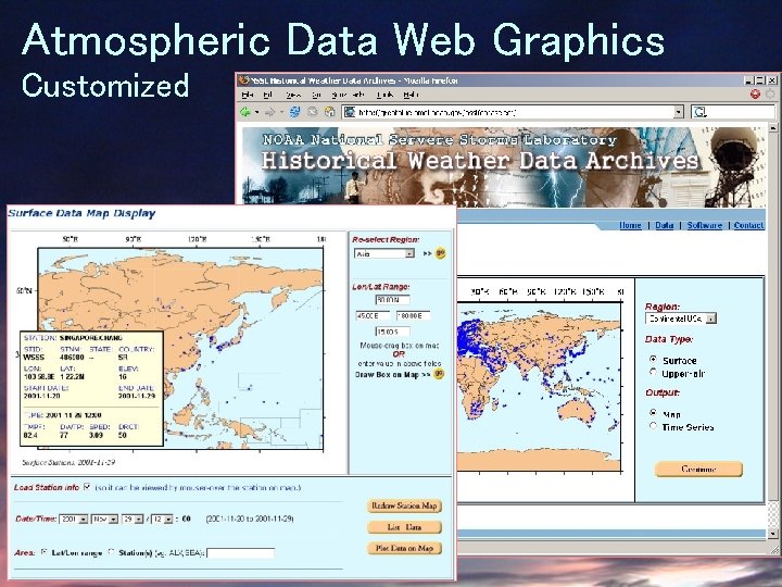 Atmospheric Data Web Graphics Customized 
