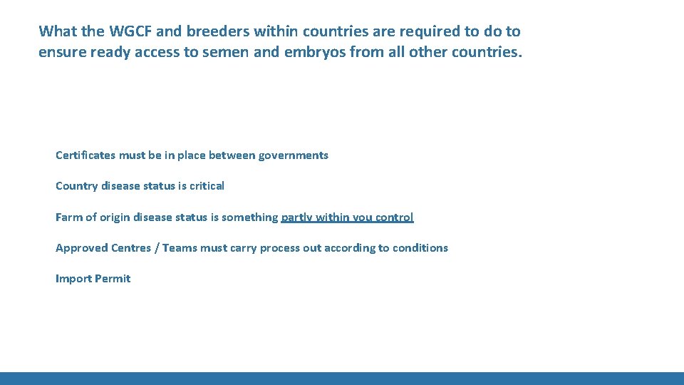 Wgcf Windows What the WGCF and breeders within countries are