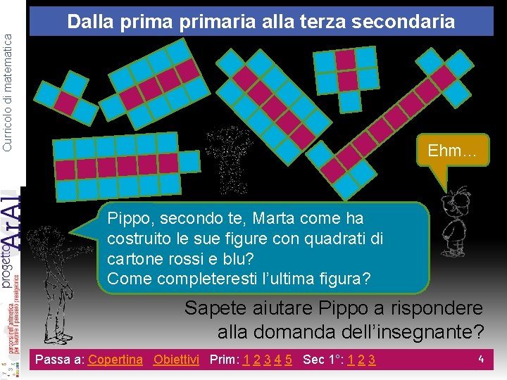 Curricolo di matematica Dalla primaria alla terza secondaria 1 a. Ehm… Pippo, secondo te,